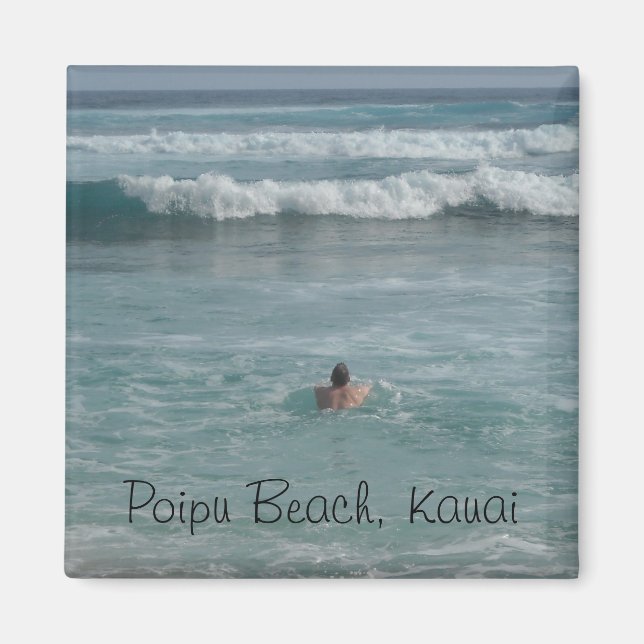 Poipu Beach, Kauai Magnet (Front)