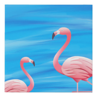 Poise by the Water poster Faux Canvas Print