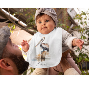 Poise of the Pelican Baby Bib