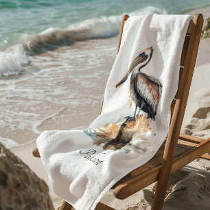 Poise of the Pelican Bath Towel Set