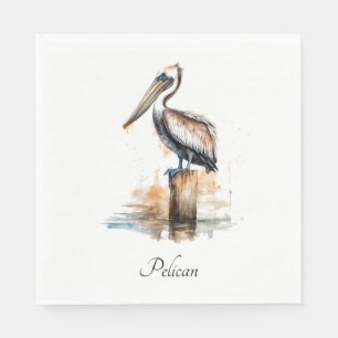 Poise of the Pelican, custom Napkins