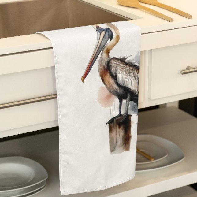 Poise of the Pelican Kitchen Towel (Creator Uploaded)