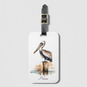 Poise of the Pelican Luggage Tag