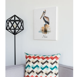 Poise of the Pelican Metal Print