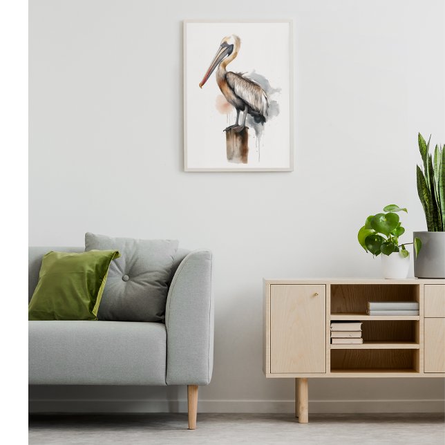 Poise of the Pelican Metal Print (Creator Uploaded)