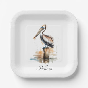 Poise of the Pelican Paper Plates