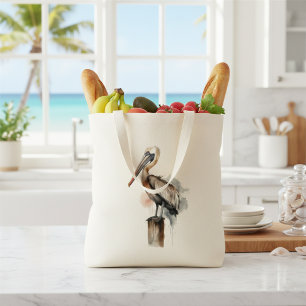 Poise of the Pelican Tote Bag