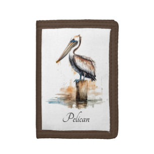 Poise of the Pelican Tri-fold Wallet