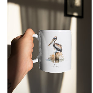 Poise of the Pelican Two-Tone Coffee Mug