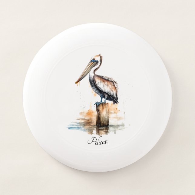 Poise of the Pelican  Wham-O Frisbee (Front)