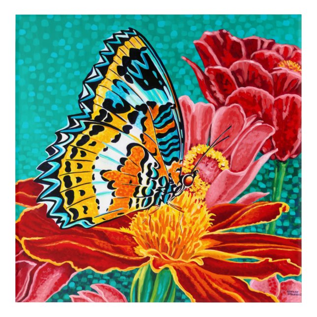 Poised Butterfly I Acrylic Print (Front)