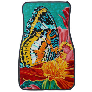 Poised Butterfly I Car Floor Mat