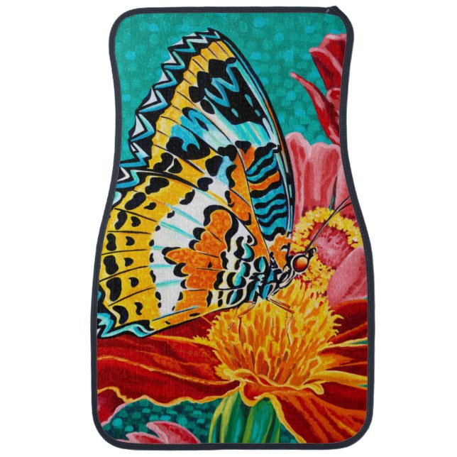Poised Butterfly I Car Floor Mat (Front)
