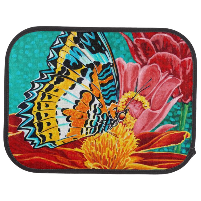 Poised Butterfly I Car Mat (Rear)