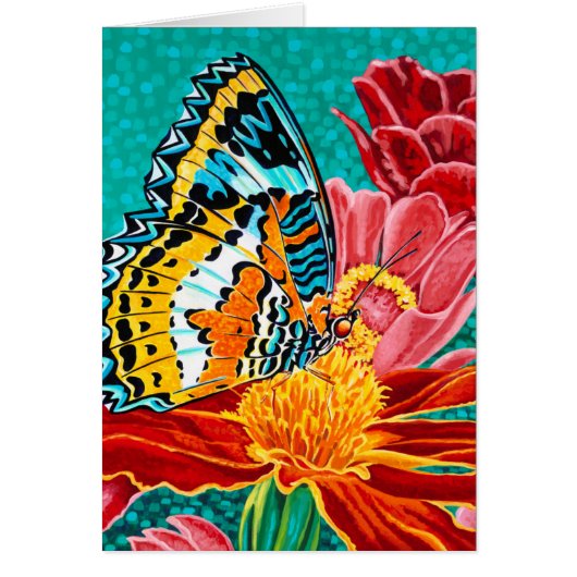 Poised Butterfly I Cards (Front)