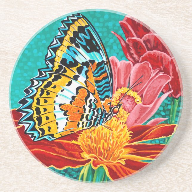Poised Butterfly I Coaster (Front)