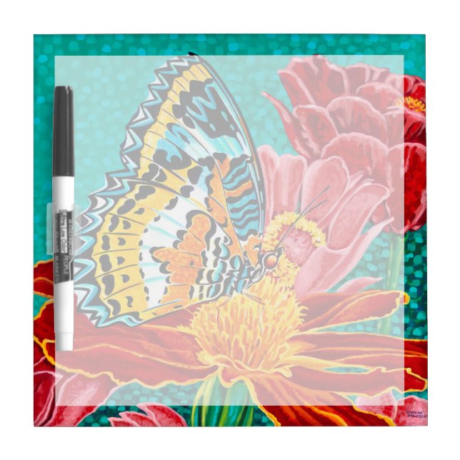 Poised Butterfly I Dry-Erase Board (Front)