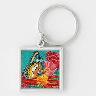 Poised Butterfly I Keychain