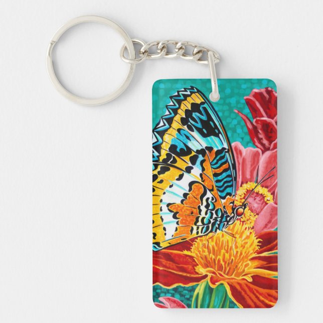 Poised Butterfly I Keychain (Front)