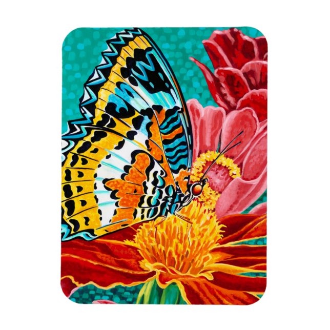 Poised Butterfly I Magnet (Vertical)