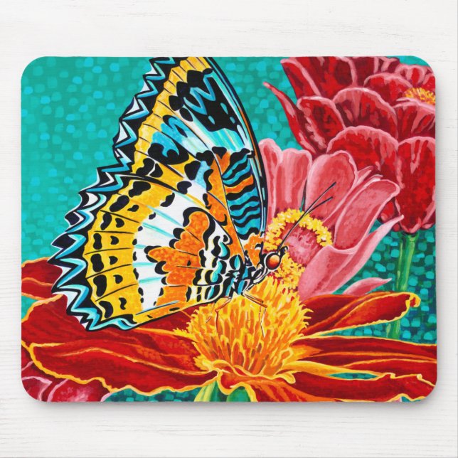 Poised Butterfly I Mouse Pad (Front)