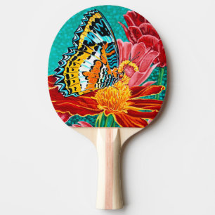 Poised Butterfly I Ping Pong Paddle