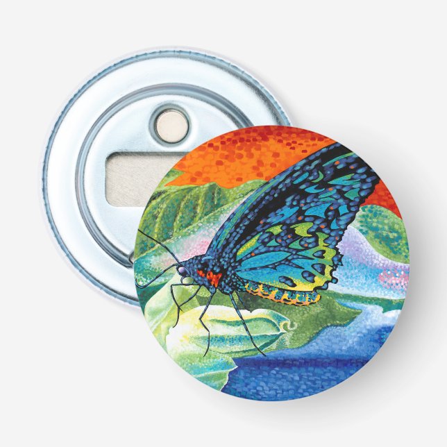 Poised Butterfly II Bottle Opener (Front)