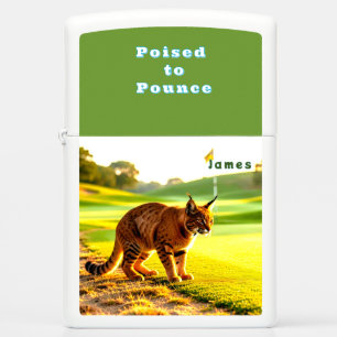 Poised to Pounce Zippo Lighter