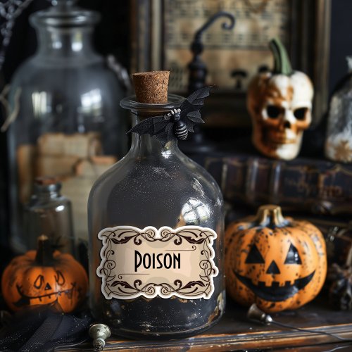 Poison Apothecary Vertical Label