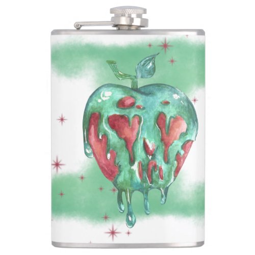 Poison Apple Vinyl Wrapped Flask