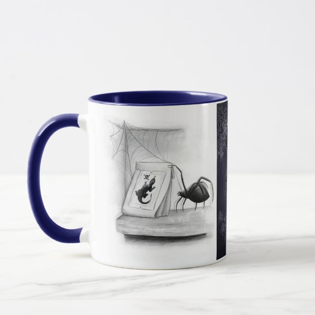 Poison Blue - The Monster in Her Garden Mug (Left)