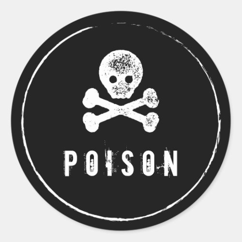Poison Bottle _ Alcohol bottle label for Halloween