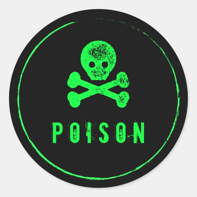 Poison Bottle - Alcohol Bottle Label For Halloween