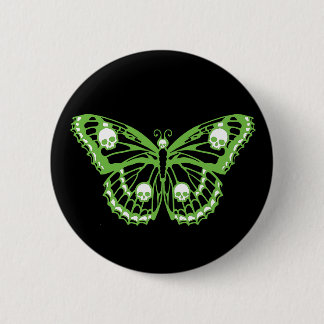 Poison Butterfly Button