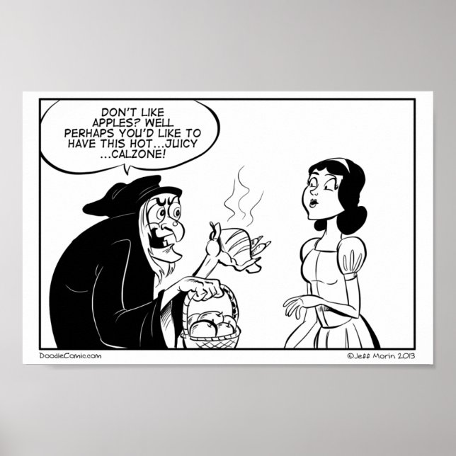 Poison Calzone Daily Doodle Print (Front)