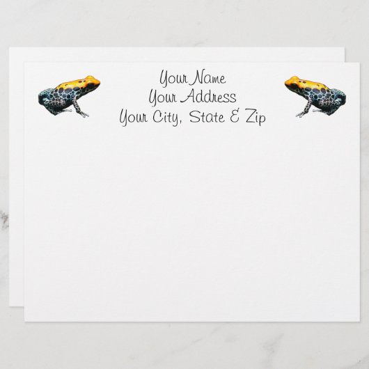 Poison Dart Frog (Front/Back)