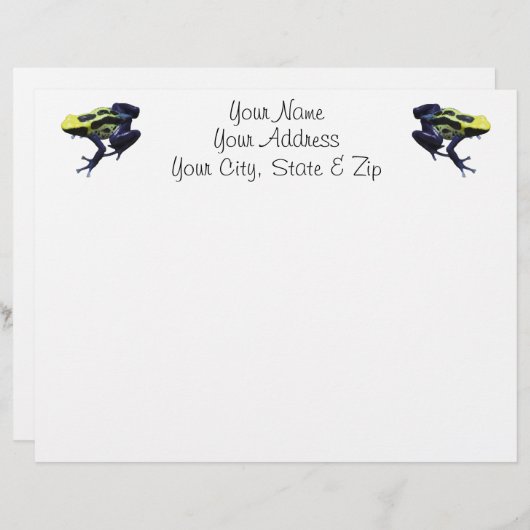 Poison Dart Frog (Front/Back)
