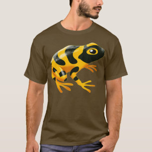 Poison Dart Frog - Black  Yellow - Amphibian - I T-Shirt