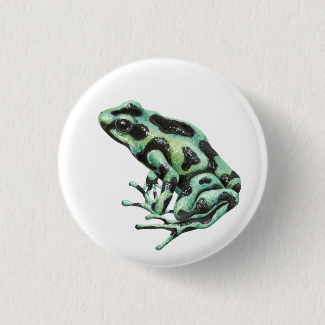 Poison dart frog button (Front)