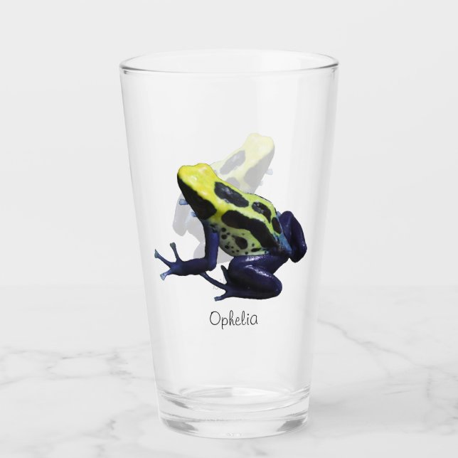 Poison Dart Frog Glass (Front)