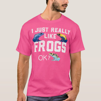 Poison Dart Frog I Just Really Like Frogs T-Shirt
