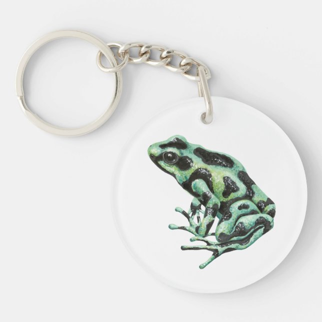 Poison dart frog keychain (Front)