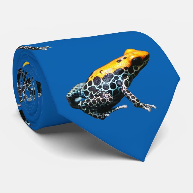 Poison Dart Frog Neck Tie (Rolled)