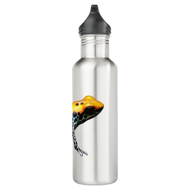 Poison Dart Frog Stainless Steel Water Bottle (Right)