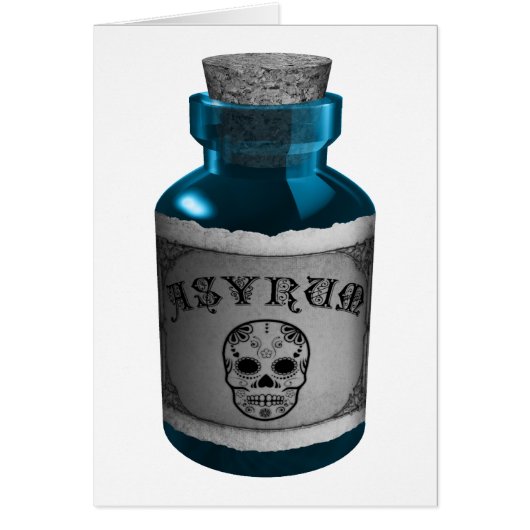 poison elixer bottle cards (Front)