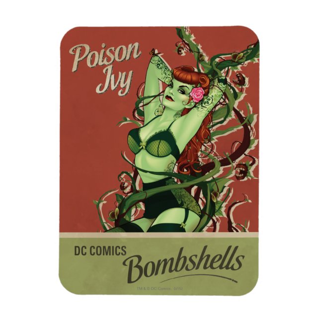 Poison Ivy Bombshell Magnet (Vertical)