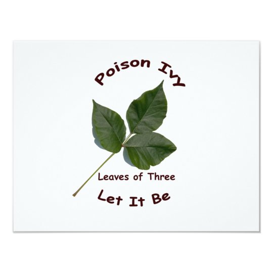 Poison Ivy Card