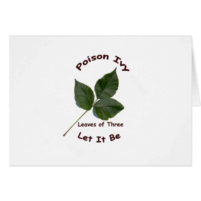 Poison Ivy Cards