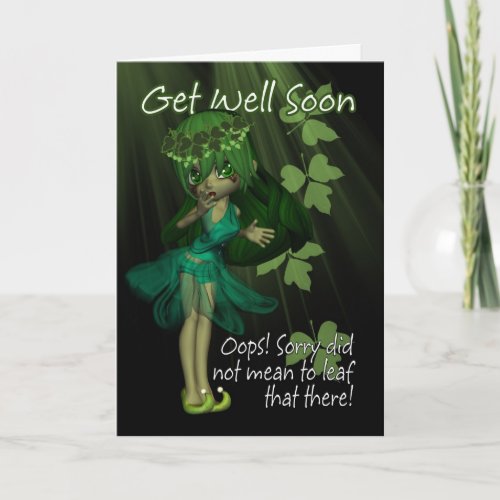 Poison Ivy Get Well Soon Card