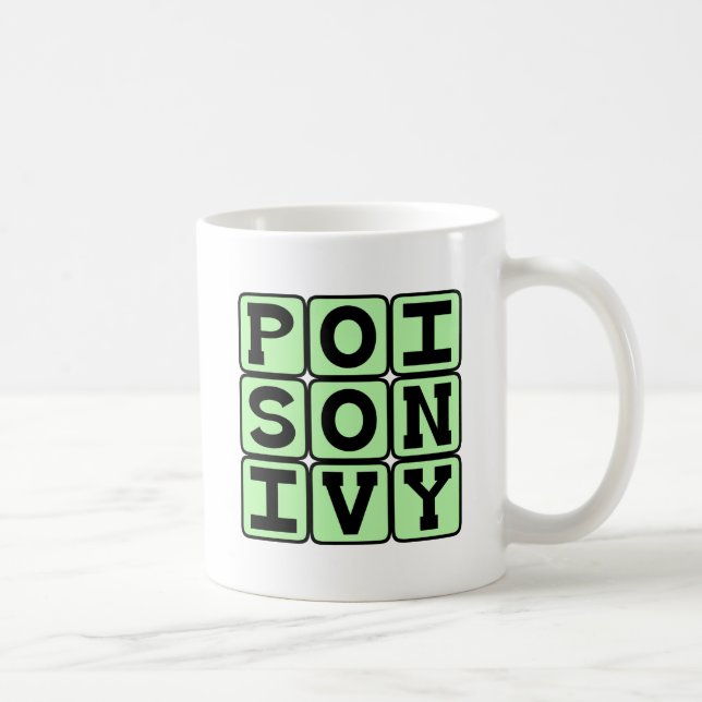 Poison Ivy, Itchy Plant Coffee Mug (Right)